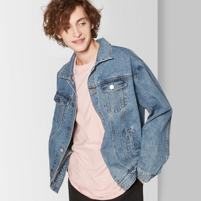 target denim sherpa jacket