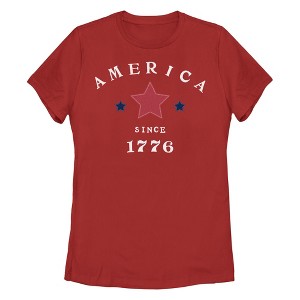 Women's Lost Gods Fourth of July American Since 1776 T-Shirt - 1 of 4