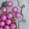 Northlight Shiny Shatterproof Christmas Ball Ornaments 3.25" (80mm) - Bubblegum Pink - 32ct - 2 of 3