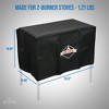 Hike Crew Heavy Duty 2-Burner Stove Cover, 600D Material, Water and Corrosion Resistance Grill Cover - 2 of 4