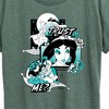 Women's Disney Princess Jasmine Pop Short Sleeve Graphic T-Shirt - Heather Juniper - X-Large - 2 of 4