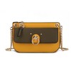 MKF Collection Jill Vegan Leather Color Block Crossbody Handbag by Mia K - 2 of 4