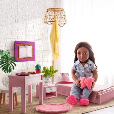 Our Generation Brandclub Our Generation Sweet Snuggles Bedroom Furniture Accessory Set for 18 Dolls