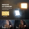MaseiKar 100W Bi-Color LED Panel Video Light Kit 960 LED 38600Lux@0.5m 2500K-8500K CRI96+/TLCI97+0-100% Dimming DMX Control - 2 of 4