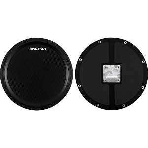Ahead S-Hoop Marching Practice Pad with Snare Sound Black, Black 14 in. - 1 of 1