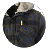 Gioberti Boy's 100% Cotton Removable Hoodie Plaid Checkered Flannel Shirt - 4 of 4