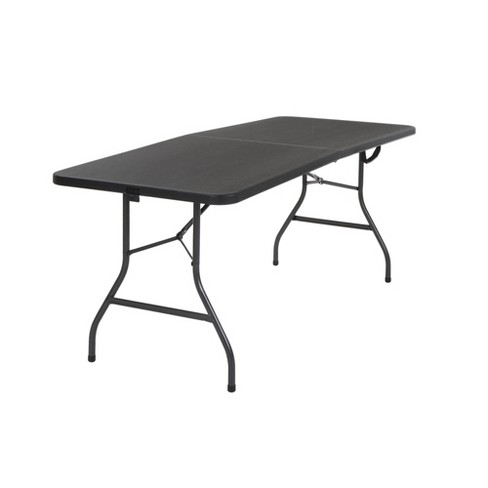 Target black sales folding table