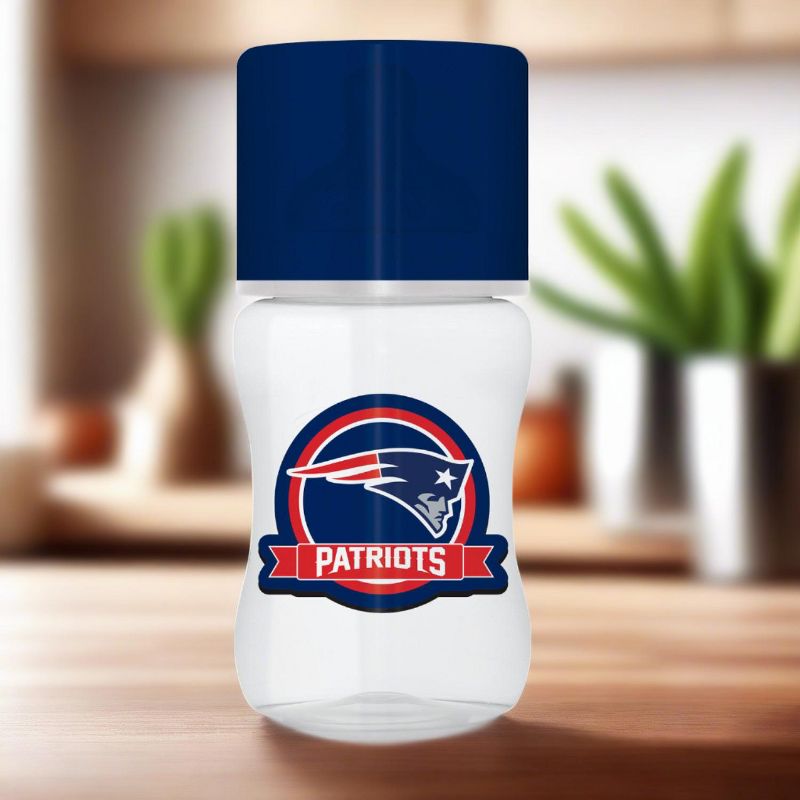 BabyFanatic Officially Licensed New England Patriots NFL 9oz Infant Baby Bottle, 3 of 4