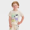 Toddler Boys' Snoopy Top and Bottom Set - Beige - image 3 of 4