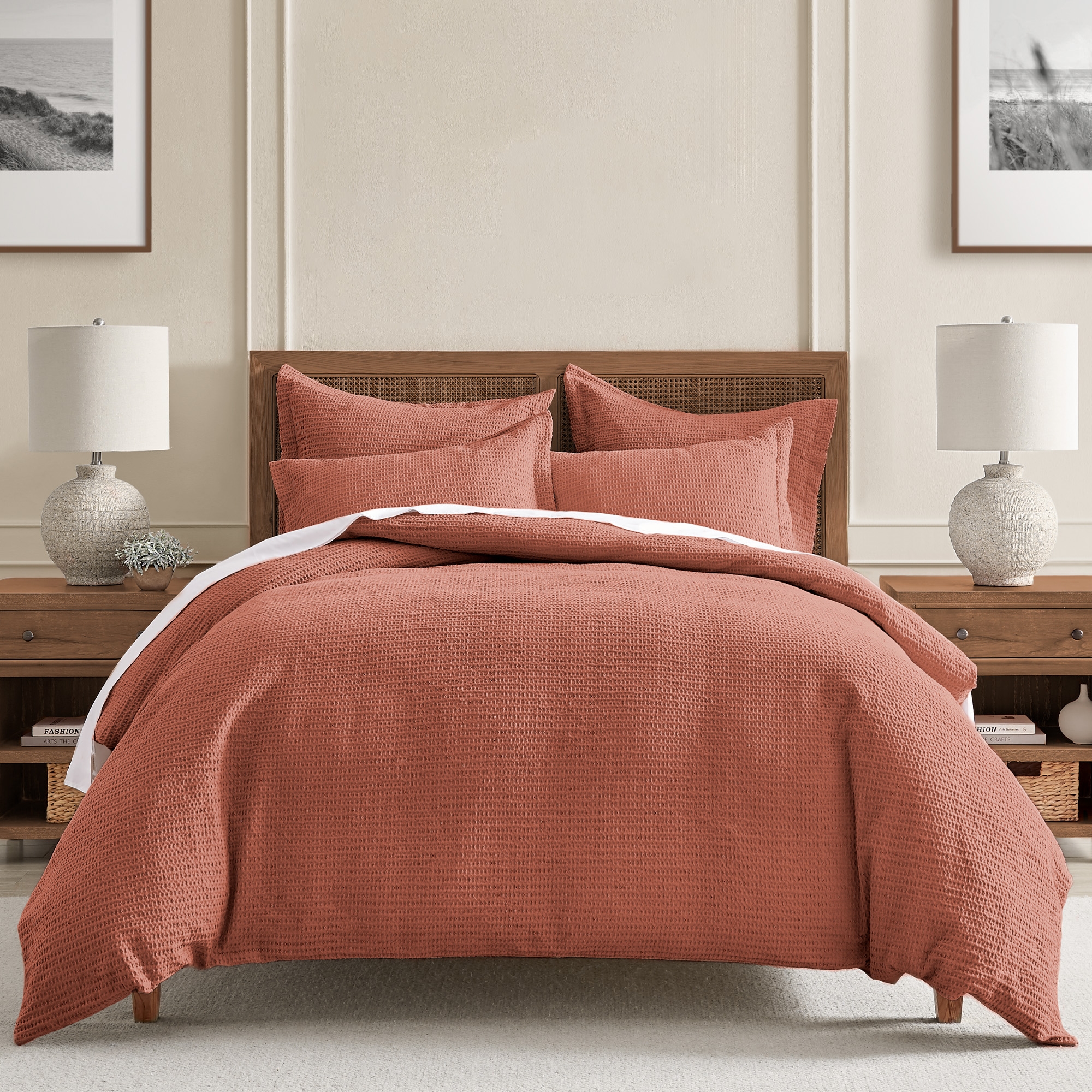 Cloud Waffle Adobe Full/Queen Comforter Set - Levtex Home