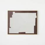 24" x 30" Simple Abstract Shape Framed Canvas - Threshold™ designed with Studio McGee