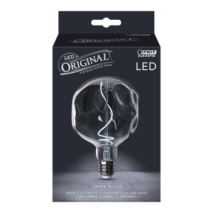 Feit Electric Tear Drop E26 (Medium) Filament LED Bulb Smoke Daylight 60 Watt Equivalence 1 pk Model # LUNA/7/SMK/FIL - 1 of 1