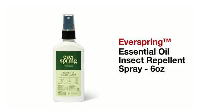 Essential Oil Insect Repellent Spray - 6 fl oz - Everspring&#8482;, 2 of 7, play video