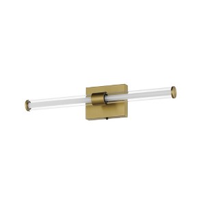 ET2 Lighting Fuse 1 - Light Vanity in  Natural Aged Brass - 1 of 1