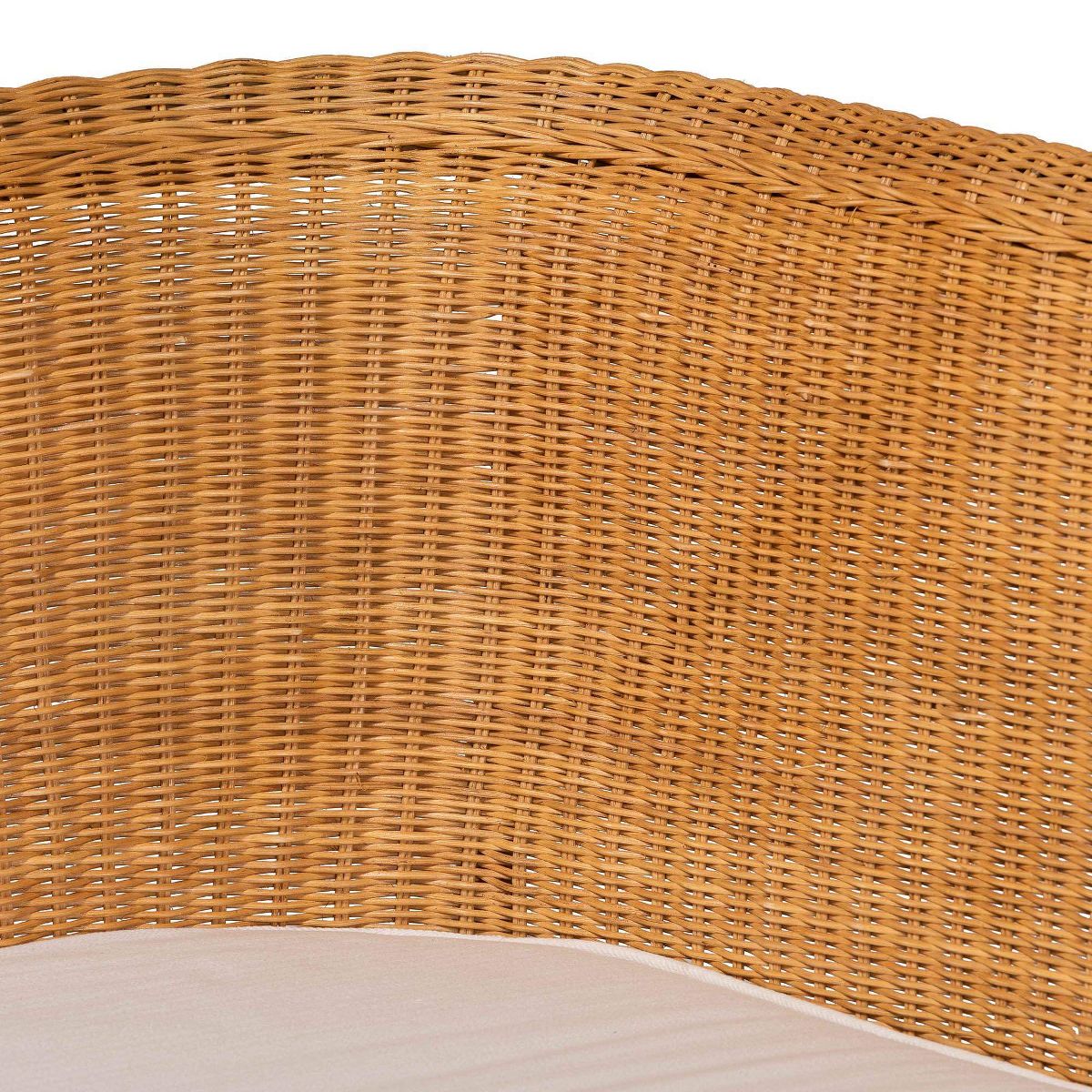 bali & pari Keitha Bohemian Rattan 3  Piece Dining Nook Set Light Honey - thumbnail 4