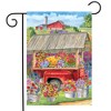 Spring Farm Floral Garden Flag Flower Cart 18" x 12.5" Briarwood Lane - image 2 of 4