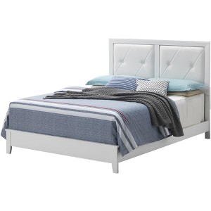 Passion Furniture Primo Upholstered Queen Panel Bed - 1 of 4