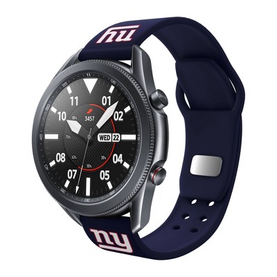 NFL New York Giants Samsung Watch Compatible Silicone Sports Band - 20mm