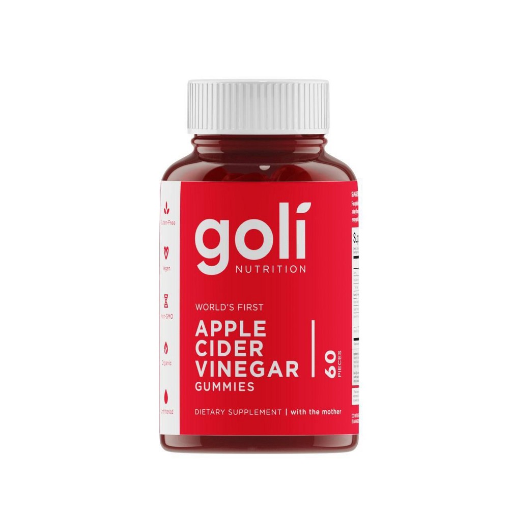 Goli Apple Cider Vinegar Gummies - 60ct