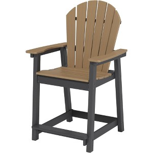 Decksplore Tall Adirondack Chairs Set Patio Chairs HDPE Weather Resistant Adirondack Balcony Chairs Outdoor Chairs for Garden Backyard - 1 of 4