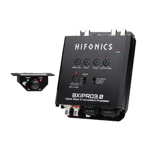 Hifonics BXIPRO3.0 Bass Enhancer, Digital Processor with Dash Mount Remote Control, Integration with Any Vehicle for Upgraded Subwoofer System, Black - 1 of 4