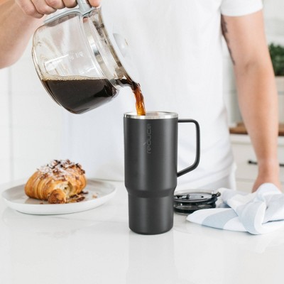 Reduce 24oz Hot1 Vacuum Insulated Stainless Steel Travel Mug with Steam Release Lid Black