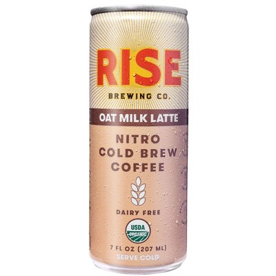 Rise Brewing Co. Oat Milk Nitro Cold Brew Latte - 7 fl oz Can