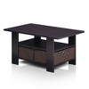 HOMLUX 31" Coffee Table Modern Living Room Furniture with Storage Bin Drawer & Open Shelf - 2 of 4