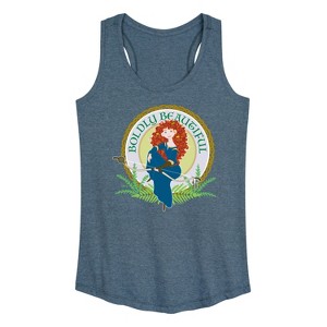 Women's - Disney Princess - Boldly Beautiful Graphic Racerback Tank - 1 of 4