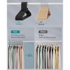 SONGMICS Plastic Hangers Space-Saving Clothes Hangers - 3 of 4