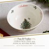 Spode Tree Annual Revere 6-inch Bowl - 27 oz Porcelain Holiday Serving Bowl with Christmas Tree Motif & Festive Sentiment, Microwave, Dishwasher Safe - 2 of 4