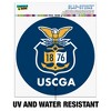 U.S. Coast Guard Academy Bears Logo Automotive Car Window Locker Circle Bumper Sticker - 2 of 4