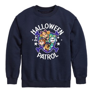 Boys' - Paw Patrol - Halloween Patrol Graphic Long Sleeve Fleece Sweatshirt - 1 of 4