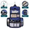 PAVILIA Large Hanging Toiletry Bag, Travel Women Men Cosmetic Organizer, Water Resistant Makeup Accessories Essentials Kit - 3 of 4