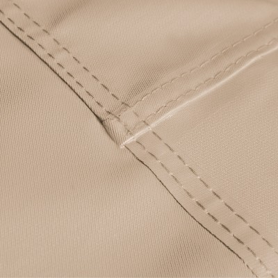 Elegant Waterproof Beige and Brown Patio Chair Cover