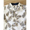 Boy's ' Palm Branches Printed Cotton/Linen Shirt - Copenhagen Delights - 2 of 2