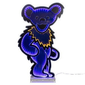 Kurt S. Adler 26“ Grateful Dead™ Dancing Blue Bear Outdoor Infinity Light - 1 of 4