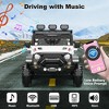Ride on Car with 6 EVA Wheels&4WD, 24V Battery Powered Electric Car for Ages 3-6 Kids, Electric Vehicle with Remote Control - 4 of 4