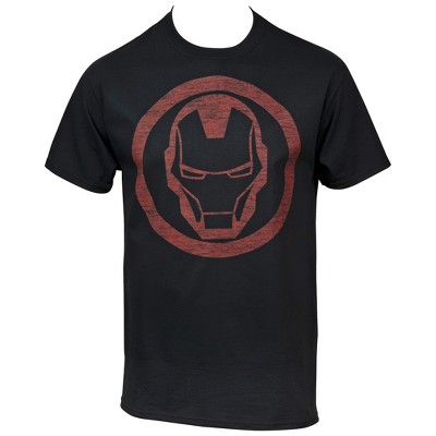 Mens Iron Man Distressed Icon T-Shirt