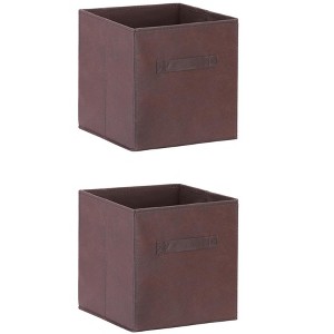 REGALWOVEN Collapsible Fabric Storage Bin with Handle for Organizing Clothes Books 2 Pcs - 1 of 4