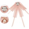 INSPIRE CHIC Women's Lace Pre-Tied Corsage Ribbon Bow Tie Brooches - 3 of 4