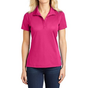 Mafoose Women's Short Sleeve Sport-Wick Smooth Micropique Polo T-shirt - 1 of 4