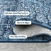 Rugs Soft Vintage Large Wasahble Area Rug Ultra Thin Non-Slip Carpet Rug Dining - 3 of 4