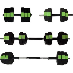 Dumbbells Set, 30 lb Dumbbells Adjustable, Adjustable Dumbbell Bars, Dumbbell Set, Weights for Aerobics, Fitness, Gym, Training - 1 of 4