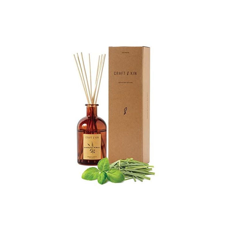 Craft & Kin Aromatherapy Scented Oil Reed Diffuser Set, 1 of 8