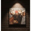 Animal-Inspired Flower Cow Canvas Art 24 x 24 Inch by Manual Woodworkers and Weavers - 3 of 3