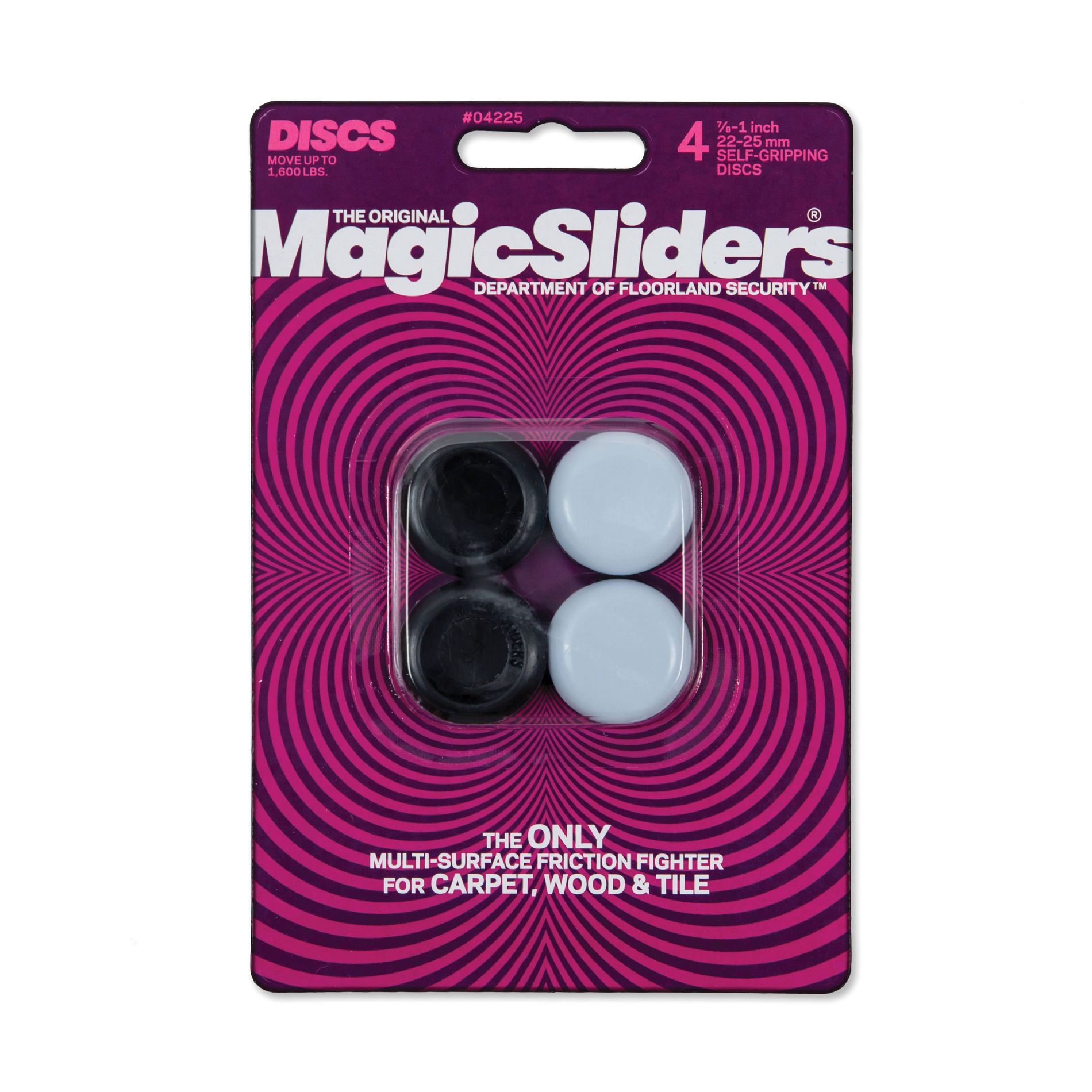 Magic Sliders 4pk 0.875" to 1" Grip Tip