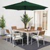 Hyleory 9FT Lighted Market Umbrella for All Seasons/ Size: 91.2" H x 108" W x 108" D - 2 of 4