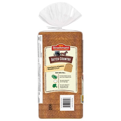 Stroehmann Dutch Country 100% Whole Wheat Bread - 24 oz