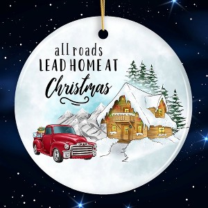 All Roads Lead Home at Christmas Ornament| OrnamentallyYou - 1 of 4